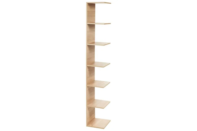 Bokhylla Eston Ljus trä - Ljus trä - Förvaring - Hylla - Bokhylla