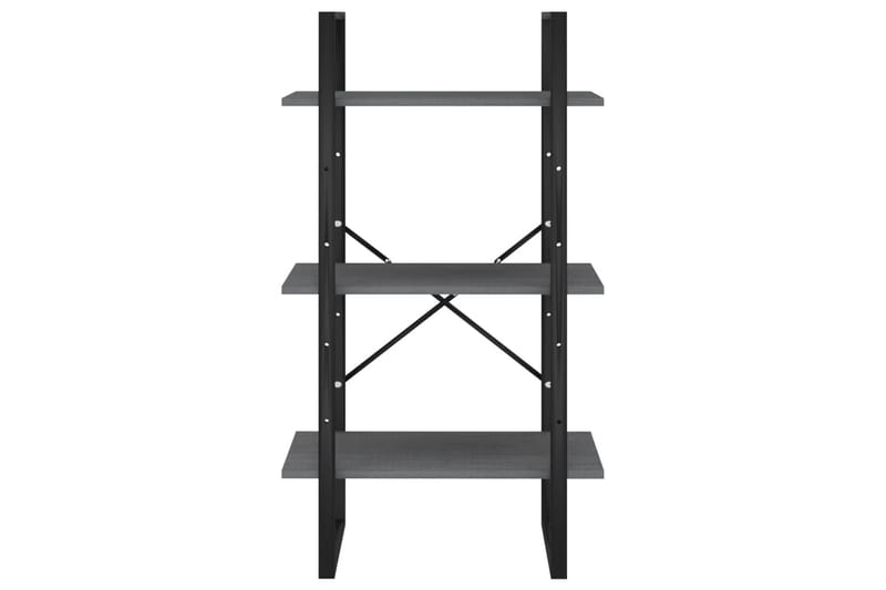 Förvaringshylla grå 60x30x105 cm massiv furu - Grå - Förvaring - Hylla - Bokhylla