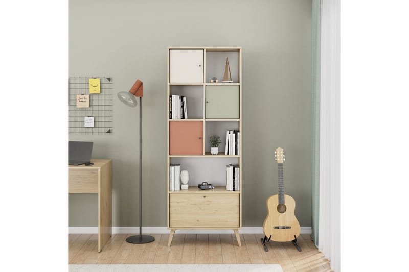 Bokhylla Felyra Flerfärgad - Multifärgad - Förvaring - Hylla - Bokhylla