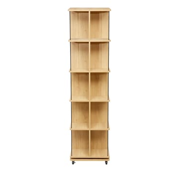 Bokhylla Ferdie Swivel 45x45x176 cm - ask/svart - Förvaring - Hylla - Bokhylla