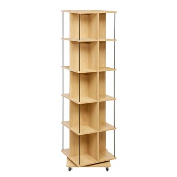 Bokhylla Ferdie Swivel 45x45x176 cm - ask/svart - Förvaring - Hylla - Bokhylla