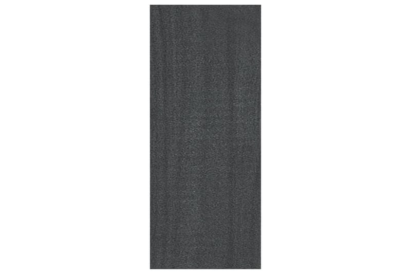 Bokhylla grå 40x30x71,5 cm massiv furu - Grå - Bokhylla