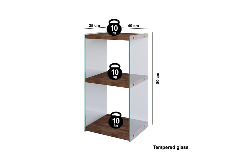 Hagnarp Bokhylla - Brun - Förvaring - Hylla - Bokhylla