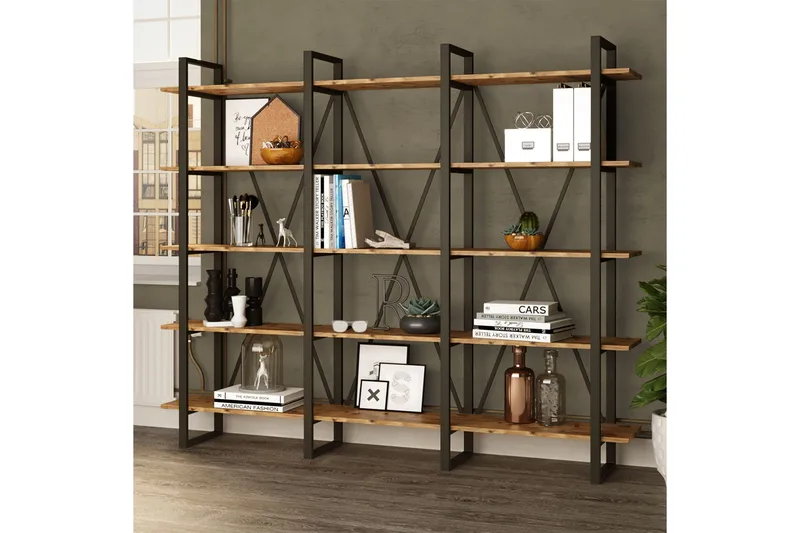 Hardyng Bokhylla 34x2120 cm - Natur - Förvaring - Hylla - Bokhylla