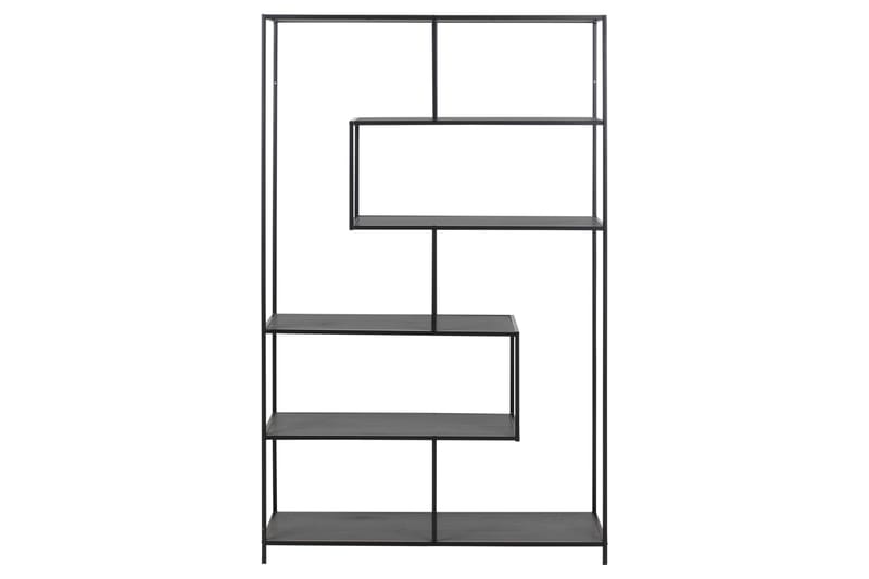 Hasslevik Bokhylla 114x35 cm 4 Hyllor - Svart/Matt Svart - Förvaring - Hylla - Bokhylla