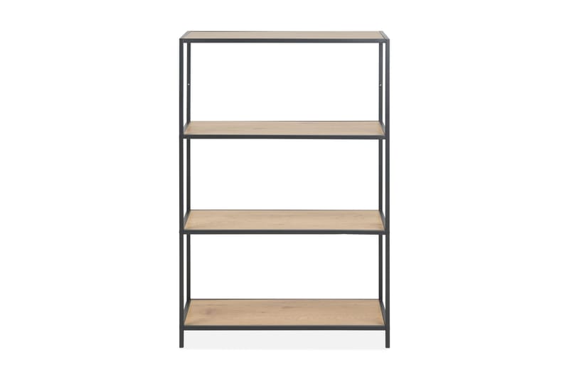 Hasslevik Bokhylla 77x114 cm - Vildek/Svart - Förvaring - Hylla - Bokhylla