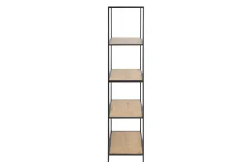 Hasslevik Bokhylla 77x150 cm - Vildek/Svart - Förvaring - Hylla - Bokhylla