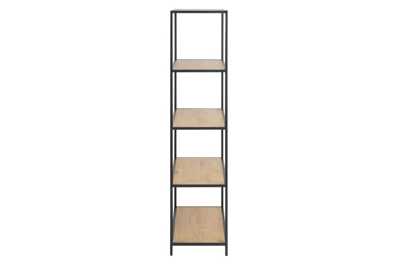 Hasslevik Bokhylla 77x150 cm - Vildek/Svart - Förvaring - Hylla - Bokhylla