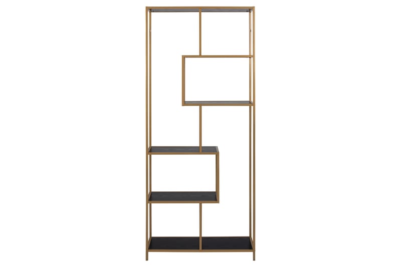Hasslevik Bokhylla 77x35 cm 4 Hyllor - Svart - Förvaring - Hylla - Bokhylla