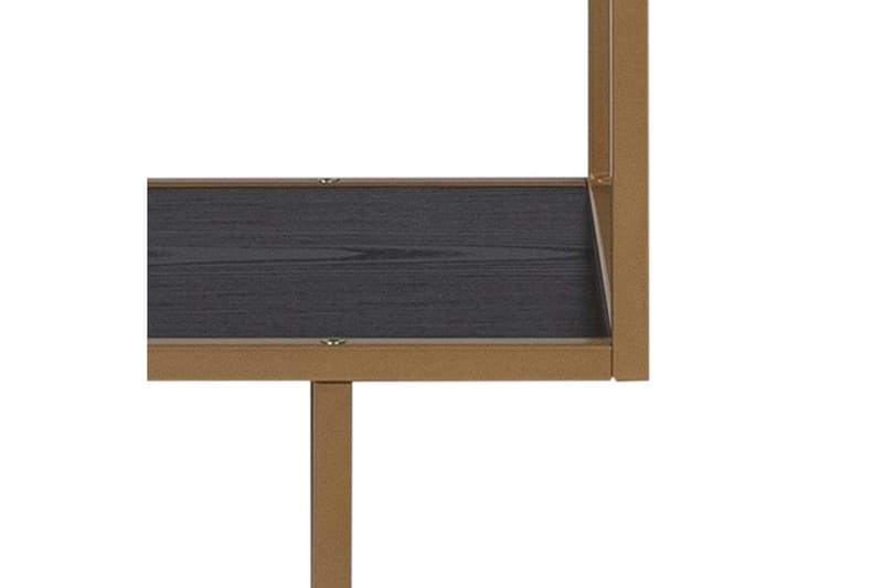 Hasslevik Bokhylla 77x35 cm 4 Hyllor - Svart - Förvaring - Hylla - Bokhylla