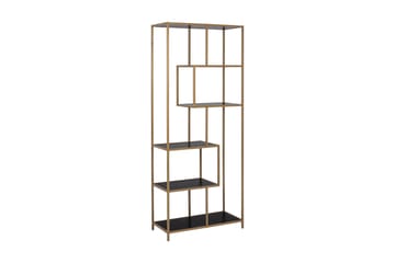 Hasslevik Bokhylla 77x35 cm 4 Hyllor - Svart - Förvaring - Hylla - Bokhylla