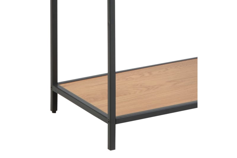 Hasslevik Bokhylla 77x35 cm 5 Hyllor - Natur/Matt Svart - Förvaring - Hylla - Bokhylla