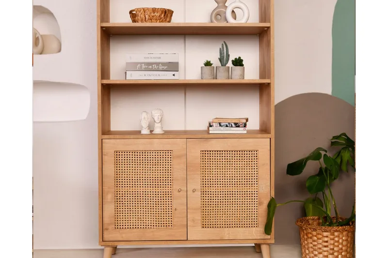 Hazeran Bokhylla 40 cm - Ek - Förvaring - Hylla - Bokhylla