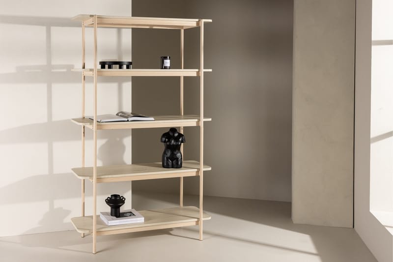 Heim Bokhylla 120 cm i Ek - Ljusbeige - Förvaring - Hylla - Bokhylla