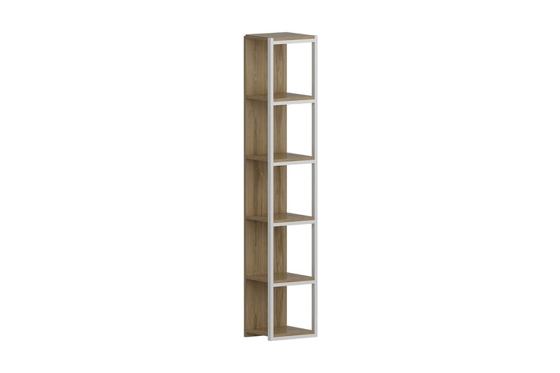 Hejde Bokhylla 34 cm - Brun/Vit - Förvaring - Hylla - Bokhylla