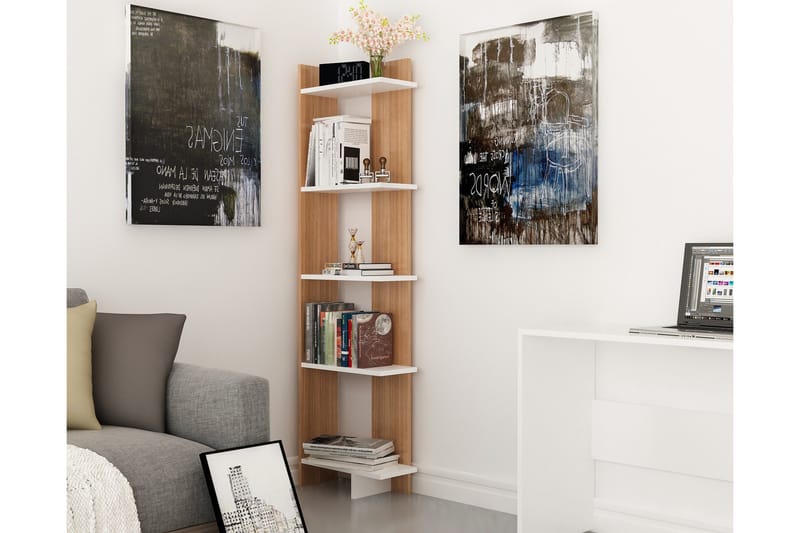 Hejde Bokhylla 45 cm - Brun - Förvaring - Hylla - Bokhylla