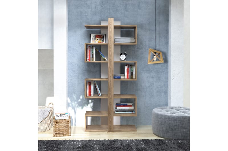 Hejde Bokhylla 78 cm - Brun - Förvaring - Hylla - Bokhylla