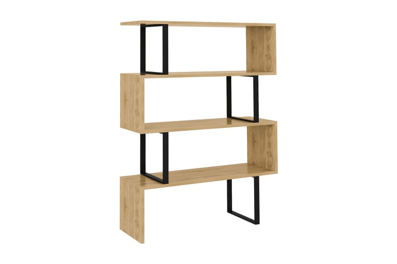 Hejde Bokhylla 92 cm, Brun/Svart