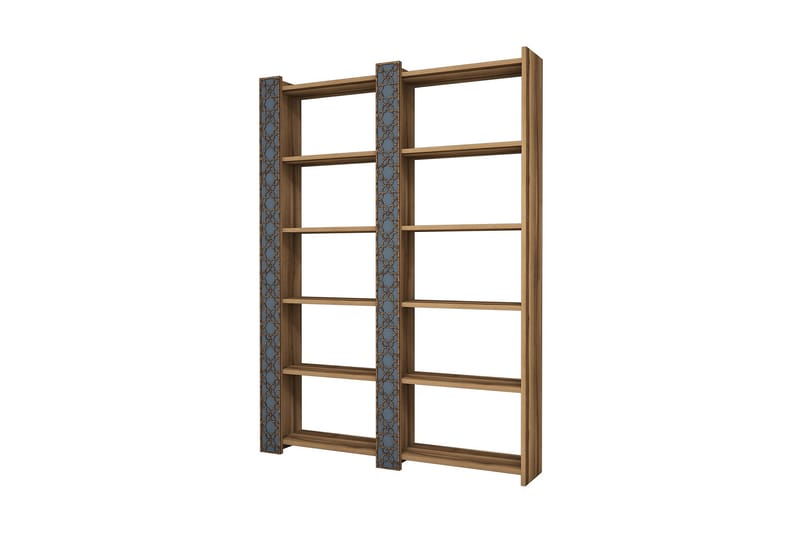 Hovdane Bokhylla 124 cm - Brun - Förvaring - Hylla - Bokhylla