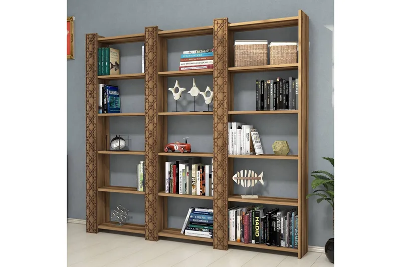 Hovdane Bokhylla 184 cm - Brun - Förvaring - Hylla - Bokhylla