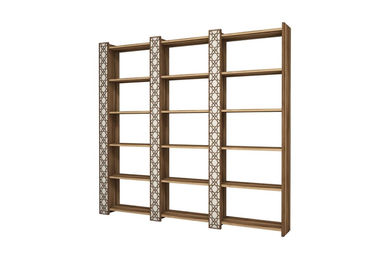 Hovdane Bokhylla 184 cm - Brun/Vit - Förvaring - Hylla - Bokhylla