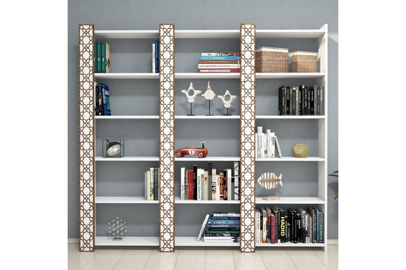 Hovdane Bokhylla 184 cm - Vit - Förvaring - Hylla - Bokhylla