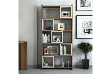 Hovdane Bokhylla 22 cm i Valnöt - Brun - Förvaring - Hylla - Bokhylla