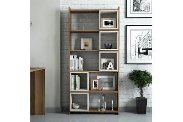 Hovdane Bokhylla 22 cm i Valnöt - Brun - Förvaring - Hylla - Bokhylla