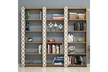 Hovdane Bokhylla 24 cm i Valnöt - Vit|Brun - Förvaring - Hylla - Bokhylla