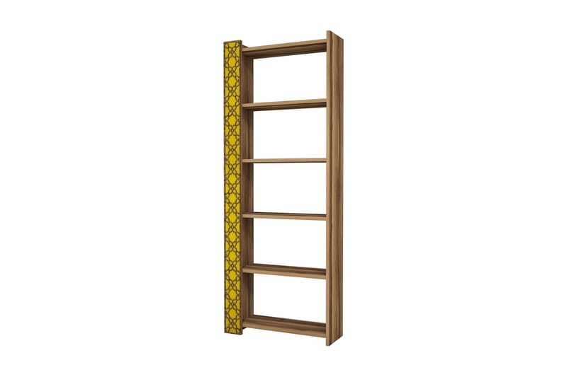 Hovdane Bokhylla 64 cm - Brun/Gul - Förvaring - Hylla - Bokhylla