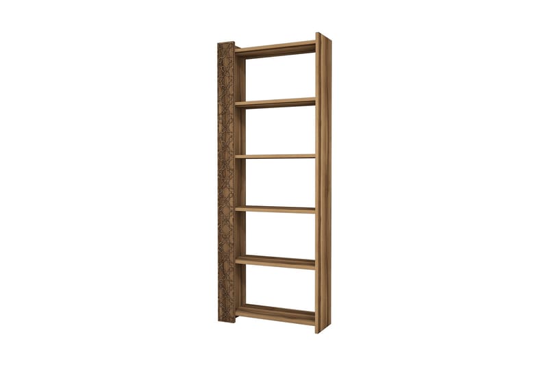 Hovdane Bokhylla 64 cm - Mörkbrun - Förvaring - Hylla - Bokhylla