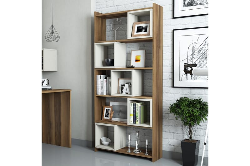 Hovdane Bokhylla 80 cm - Brun - Förvaring - Hylla - Bokhylla