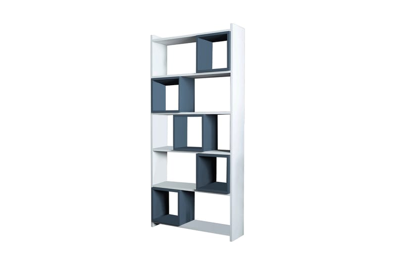 Hovdane Bokhylla 80 cm - Vit/Blå - Förvaring - Hylla - Bokhylla