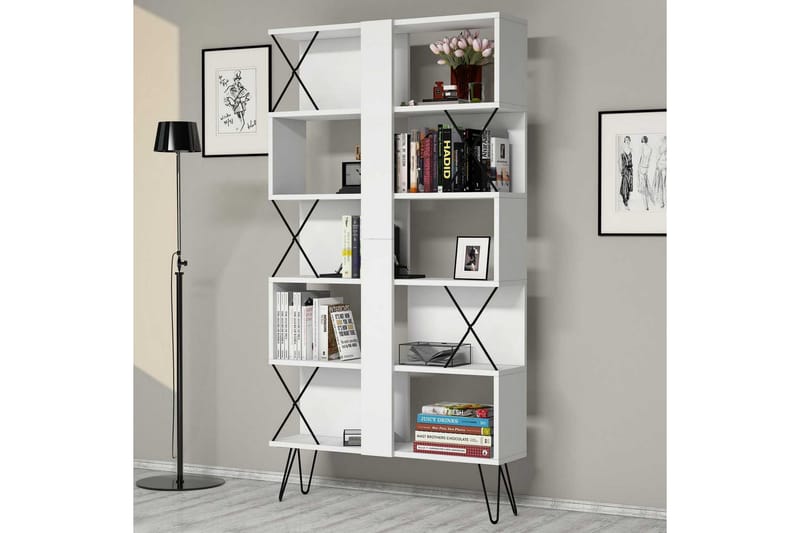 Hovdane Bokhylla 90 cm - Vit - Förvaring - Hylla - Bokhylla