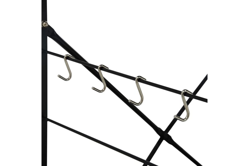 Hylla för mikrovågsugn svart och ek 60x39,6x79,5cm spånskiva - Svart - Förvaring - Hylla - Bokhylla
