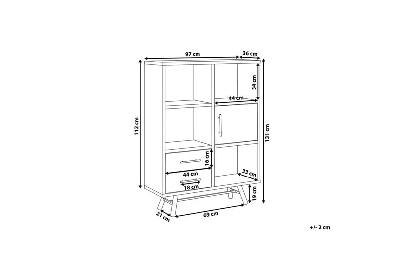 Illari Hylla - Trä/Natur - Förvaring - Hylla - Bokhylla