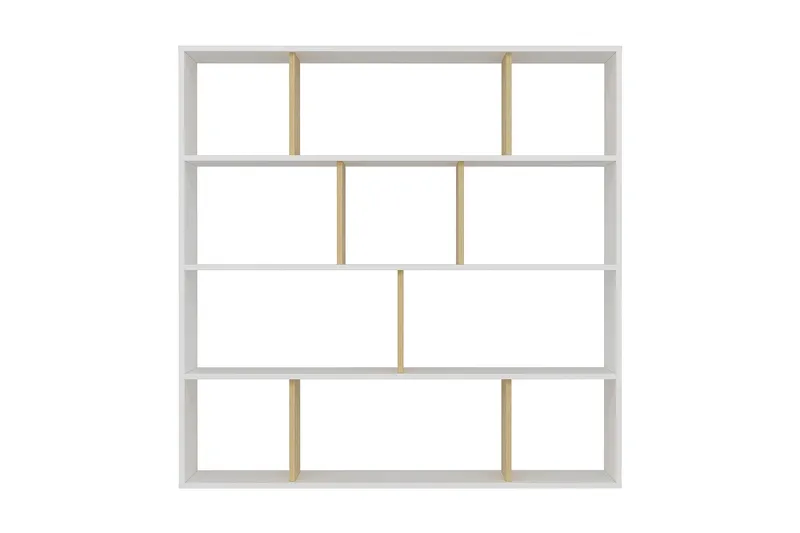 Jasenica Bokhylla 145x25 cm - Trä/Natur/Vit - Förvaring - Hylla - Bokhylla