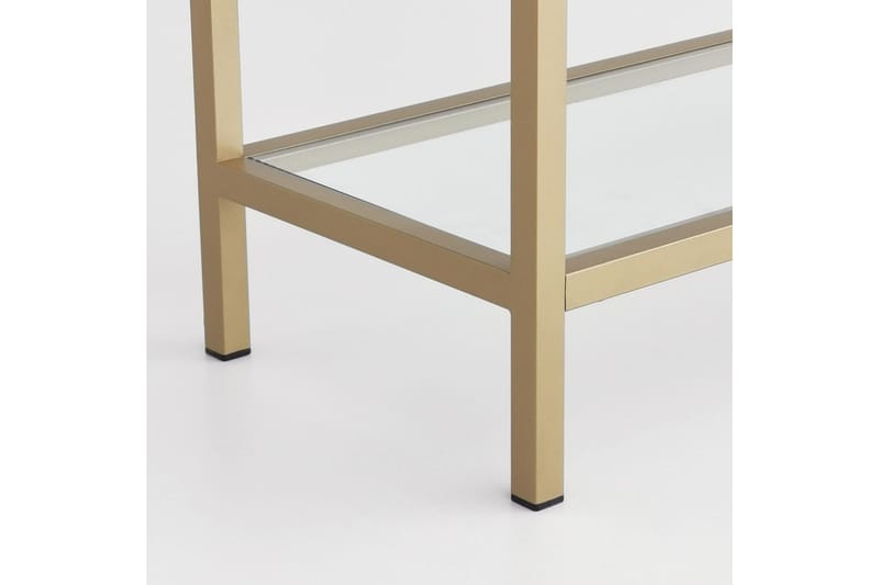 Jorrel Bokhylla 165x80 cm - Guld - Förvaring - Hylla - Bokhylla