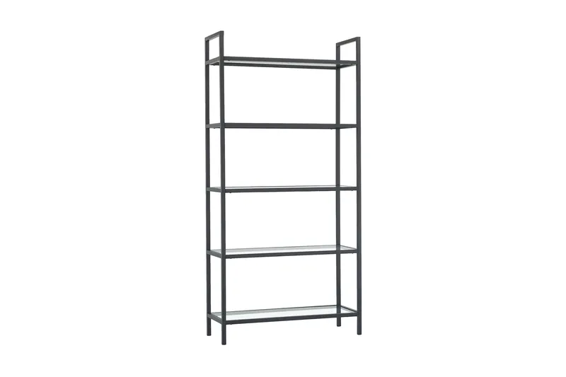 Jorrel Bokhylla 165x80 cm, Svart