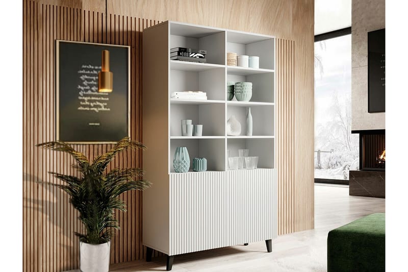 Juniskär Bokhylla 101x40 cm - Vit - Förvaring - Hylla - Bokhylla