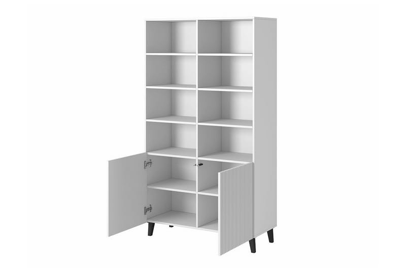 Juniskär Bokhylla 101x40 cm - Vit - Förvaring - Hylla - Bokhylla