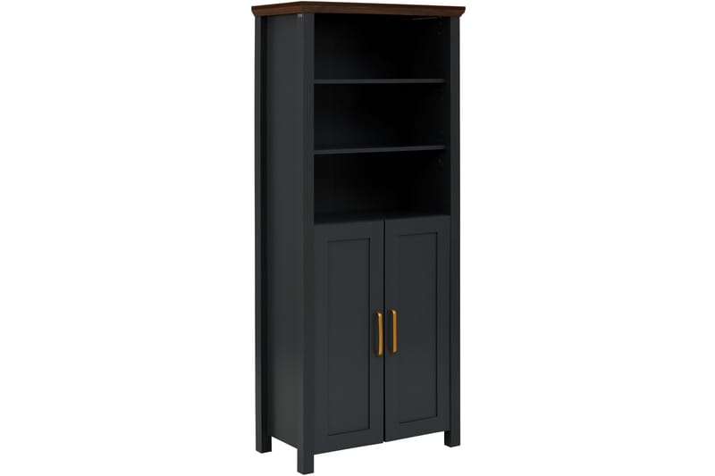 Juntolah Bokhylla 75x39 cm - Svart - Förvaring - Hylla - Bokhylla