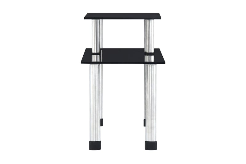 Kökshylla svart 45x16x26 cm härdat glas - Svart - Förvaring - Hylla - Bokhylla