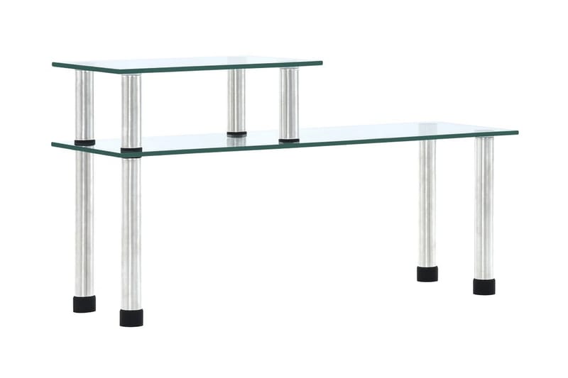 Kökshylla transparent 45x16x26 cm härdat glas - Transparent - Förvaring - Hylla - Bokhylla