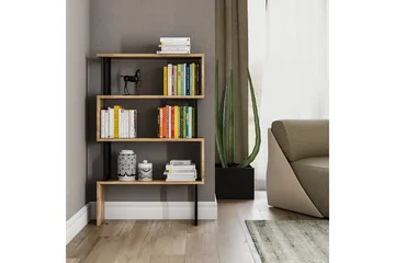 Kalune Bokhylla 128 cm i Valnöt - Brun - Förvaring - Hylla - Bokhylla