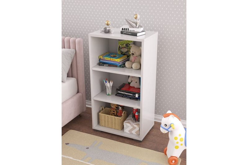 Bokhylla Katsuyuki Vit - Vit - Förvaring - Hylla - Bokhylla