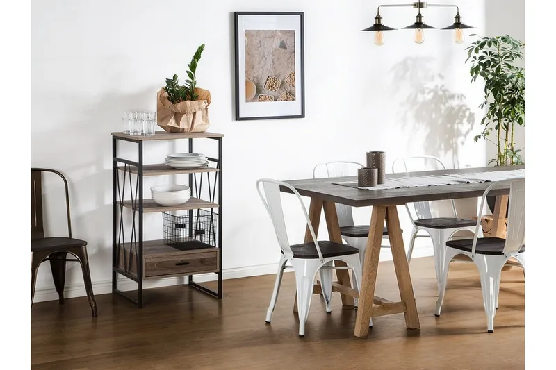 Keene Hylla 56 cm - Trä/Natur - Förvaring - Hylla - Bokhylla