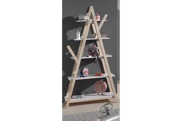 Kiddy Bokhylla 34 cm i Ek - Vit - Förvaring - Hylla - Bokhylla