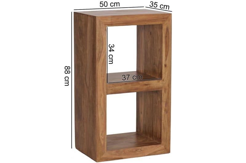 Kintillo Bokhylla 50 cm i Valnöt - Brun - Förvaring - Hylla - Bokhylla