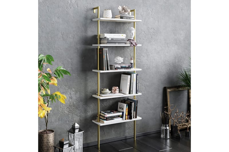 Konsterud Bokhylla - Guld - Hus & renovering - Kök & bad - Kök & tvättstuga - Köksinredning - Kökshylla